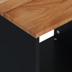 Table basse 40x31x46 cm Bois d'acacia solide et d'ingénierie 