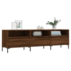 Meuble TV chêne marron 150x30x44,5 cm bois d'ingénierie 