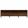 Meuble TV chêne marron 150x30x44,5 cm bois d'ingénierie 