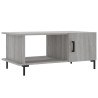 Table basse sonoma gris 90x50x40 cm bois d'ingénierie 