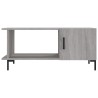 Table basse sonoma gris 90x50x40 cm bois d'ingénierie 