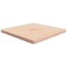 Dessus de table carré 70x70x4 cm Bois chêne massif non traité 