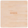 Dessus de table carré 70x70x4 cm Bois chêne massif non traité 
