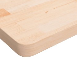 Dessus de table carré 70x70x4 cm Bois chêne massif non traité 