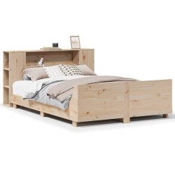 Cadre de lit sans matelas 160x200 cm bois massif de pin 