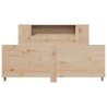 Cadre de lit sans matelas 160x200 cm bois massif de pin 