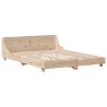 Cadre de lit sans matelas 160x200 cm bois massif de pin 
