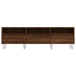 Meuble TV chêne marron 150x30x44,5 cm bois d'ingénierie 