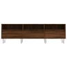 Meuble TV chêne marron 150x30x44,5 cm bois d'ingénierie 