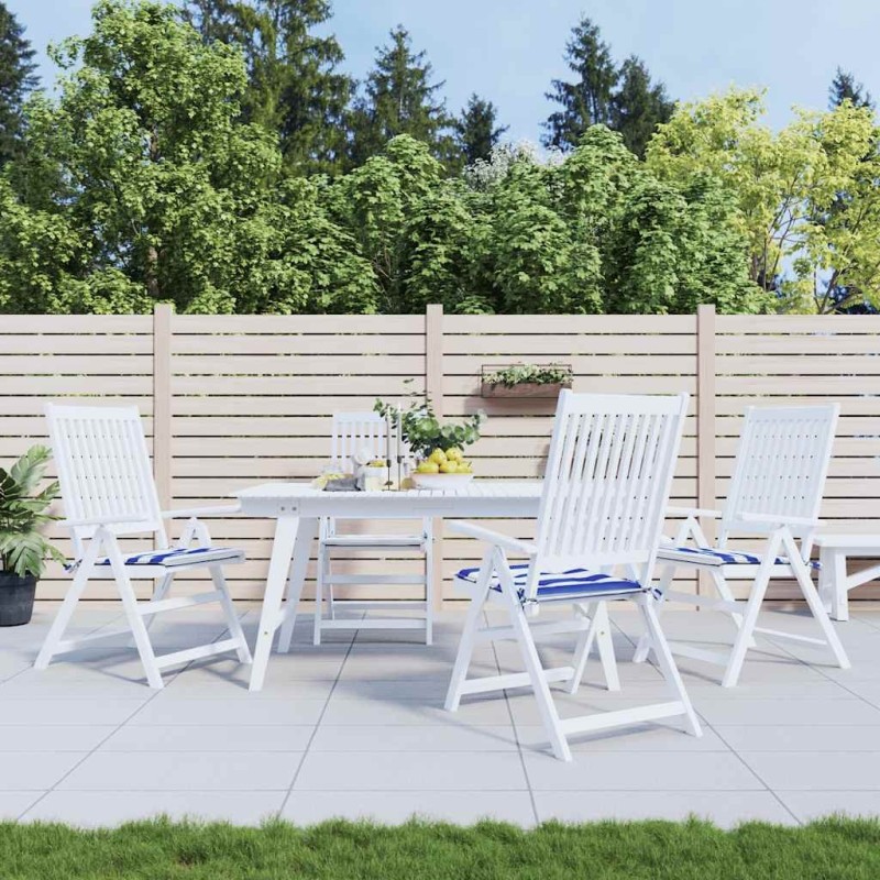 Coussins de chaise de jardin lot de 4 40x40x3 cm 