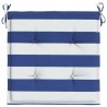 Coussins de chaise de jardin lot de 4 40x40x3 cm 