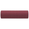 Coussins décoratifs lot de 2 Rouge bordeaux Ø15x50 cm Tissu 