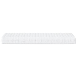 Matelas en mousse blanc 100x200 cm dureté H2 H3 