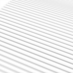 Matelas en mousse blanc 100x200 cm dureté H2 H3 