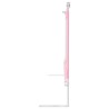Barrière de sécurité de lit d'enfant Rose 140x25 cm Tissu 