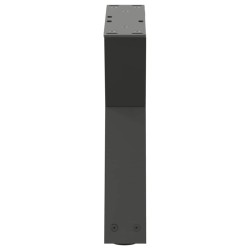 Pieds de table basse 2 pcs anthracite 60x(30-31,3) cm acier 