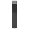 Pieds de table basse 2 pcs anthracite 60x(30-31,3) cm acier 