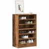 Armoire à chaussures vieux bois 60x35x92 cm bois d'ingénierie 