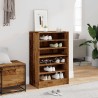 Armoire à chaussures vieux bois 60x35x92 cm bois d'ingénierie 