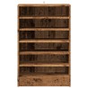 Armoire à chaussures vieux bois 60x35x92 cm bois d'ingénierie 