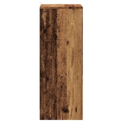 Armoire à chaussures vieux bois 60x35x92 cm bois d'ingénierie 