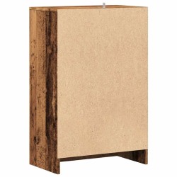 Armoire à chaussures vieux bois 60x35x92 cm bois d'ingénierie 
