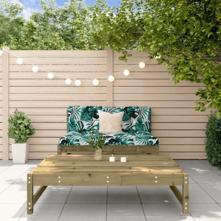 Salon de jardin 2 pcs bois de pin imprégné 
