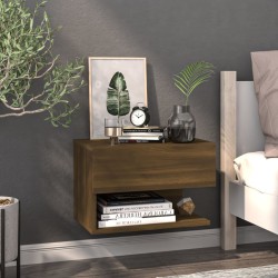 Tables de chevet murales 2 pcs Chêne marron 