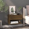 Tables de chevet murales 2 pcs Chêne marron 