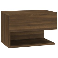 Tables de chevet murales 2 pcs Chêne marron 