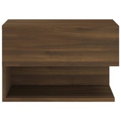 Tables de chevet murales 2 pcs Chêne marron 