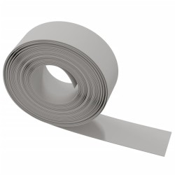 Bordures de jardin 5 pcs gris 10 m 20 cm polyéthylène 