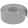 Bordures de jardin 5 pcs gris 10 m 20 cm polyéthylène 