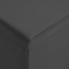 Banc de rangement pliable Gris PVC 
