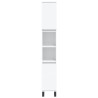 Ensemble de meubles salle de bain 3 pcs blanc bois d'ingénierie 