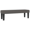 Banc Gris 100x30x30 cm Similicuir 