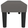 Banc Gris 100x30x30 cm Similicuir 