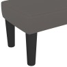 Banc Gris 100x30x30 cm Similicuir 