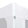 Tente de réception 3x9 m PE Blanc 