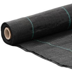 Membrane anti-mauvaises herbes noir 4x25 m PP 