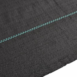 Membrane anti-mauvaises herbes noir 4x25 m PP 
