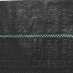 Membrane anti-mauvaises herbes noir 4x25 m PP 