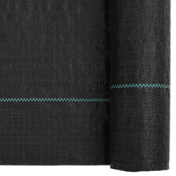 Membrane anti-mauvaises herbes noir 4x25 m PP 