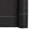 Membrane anti-mauvaises herbes noir 4x25 m PP 