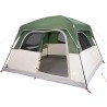 Tente de cabine familiale 6 personnes vert imperméable 