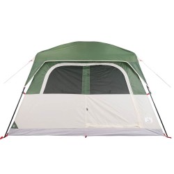 Tente de cabine familiale 6 personnes vert imperméable 