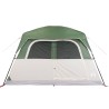 Tente de cabine familiale 6 personnes vert imperméable 