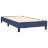 Sommier à lattes de lit avec matelas Bleu 80x200 cm Tissu 