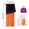 Sac de couchage pour adultes camping 3 saisons 