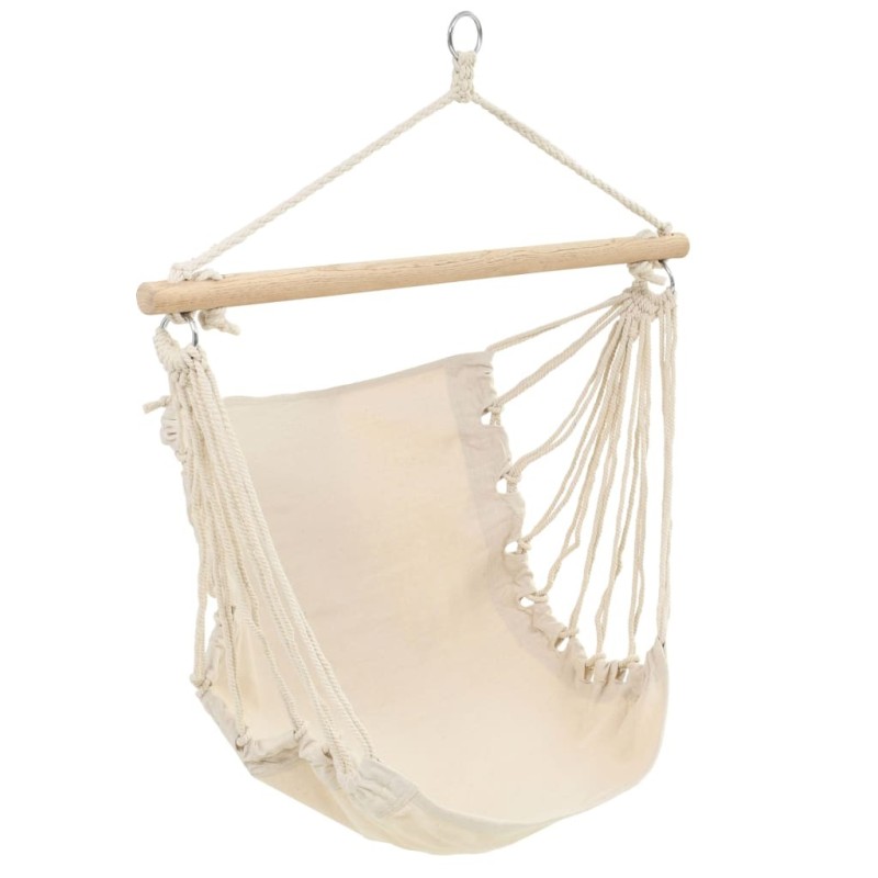 Hamac couleur crème 185 x 125 cm Hamac couleur crème 185 x 125 cm